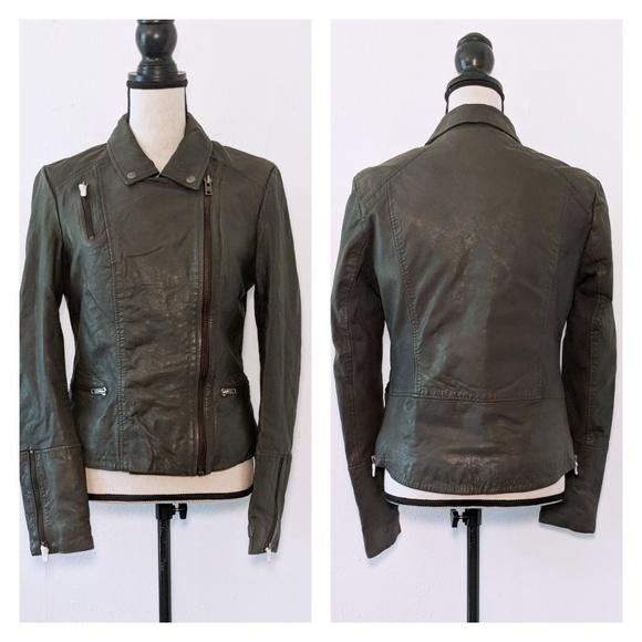 Muubaa Jackets & Blazers - 🎉HP🎉 NWT Muubaa Almora Leather Biker Jacket